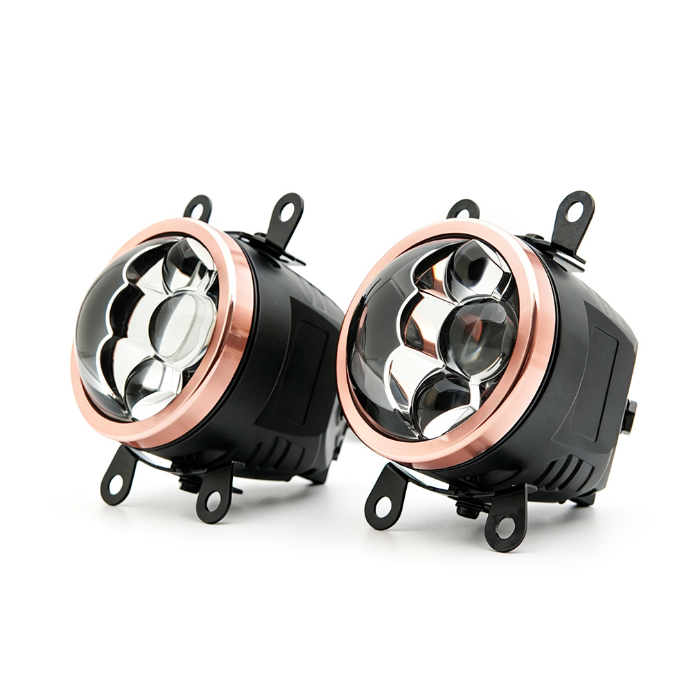 3.0 นิ้ว 3-Laser Tri-Color Dual-Beam Universal Fog Light Source โรงงาน